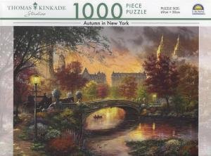 1000 Piece Puzzle: Thomas Kinkade: Autumn in New York