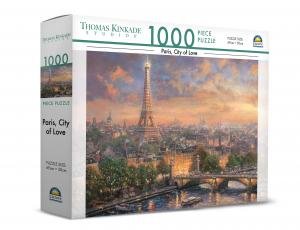 1000 Piece Puzzle: Paris City of Love by Thomas Kinkade