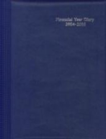 Financial Year Diary 2004-2005 - Day To Page - Black by Day To Page