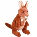 Plush Red Kangaroo Rooby 35cm