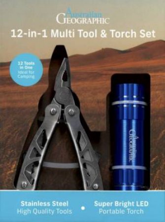 Australian Geographic 12-in-1 Multi-Tool & Torch Set by Various