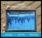 Australian Geographic Sandscape Desktop Art  Blue