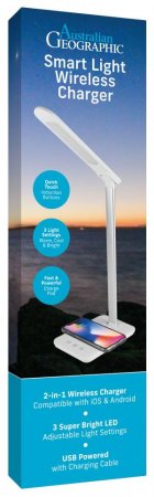 Australian Geographic Smart Light Wireless Charger - White by Various