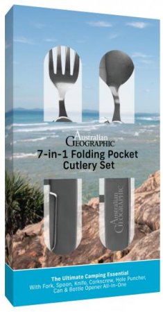 Australian Geographic Foldable Cutlery Set by Various