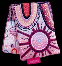 Indigenous Art Hot  Cold Pack  Healing Country Pink