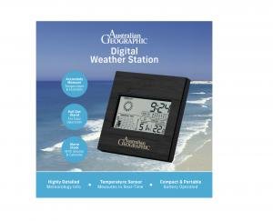 Australian Geographic Bamboo Digital Weather Station - Dark Wood by Various