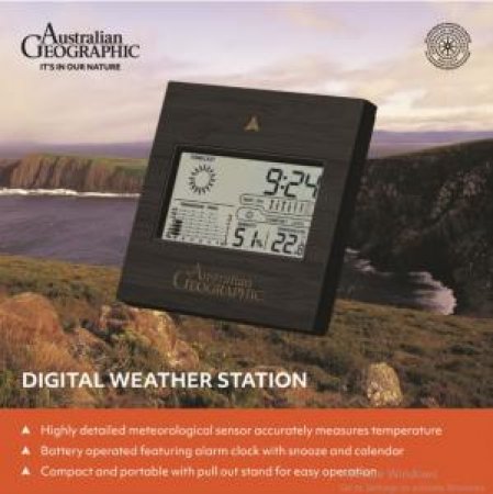 Australian Geographic Bamboo Digital Weather Station - Dark Wood by Various