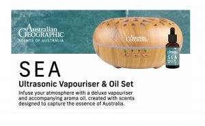 Australian Geographic 'Scents of Australia' Ultrasonic Vapouriser & Oil Set by Various