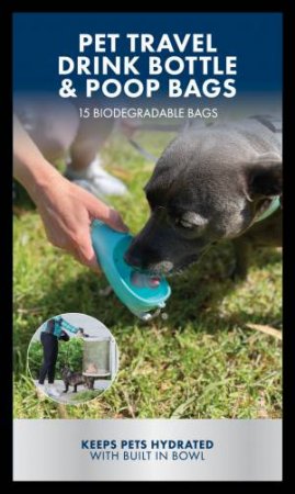 Pet Travel Drink Bottle & Poop Bags by Various