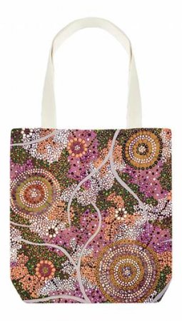 Printed Canvas Tote - Wildflowers by Various