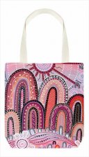 Printed Canvas Tote  Healing Country