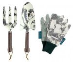 Australian Geographic BW Botanical Garden Gloves Spade  Fork Set