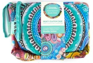 Indigenous Art Series Multi Clutch Bag - Set of 2 - Swim by Various