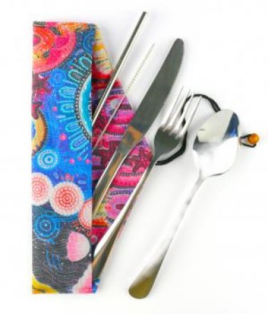 Indigenous Art Series Cutlery Set - Swim by Various