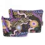 Indigenous Art Multi Clutch Bag  Set of 2  Dustin Koa