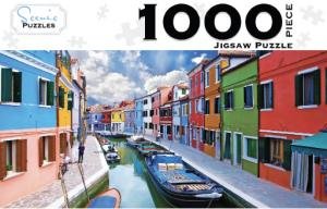 Scenic 1000 Piece Puzzles: Burano Is Canal, Italy by Various