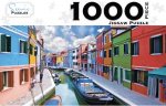 Scenic 1000 Piece Puzzles Burano Is Canal Italy