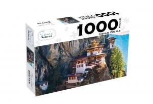 Scenic 1000 Piece Puzzle: Taktshang Goemba Tigers Nest Monastery in Bhutan by Various