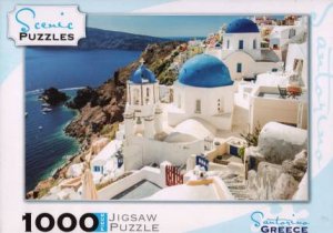 Scenic 1000 Piece Puzzles: Santorini, Greece by Various