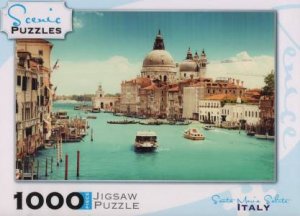 Scenic 1000 Piece Puzzles: Grand Canal Basilaca, Santa Maria Salute, Venice