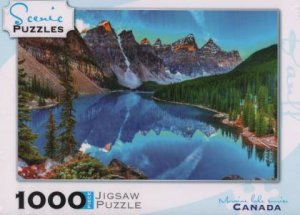 Scenic 1000 Piece Puzzles: Moraine Lake Sunrise, Banff National Park, Canada by Various