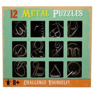 12 Metal Puzzles