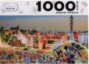 Scenic 1000 Piece Puzzles: Barcelona, Spain