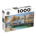 Puzzle Art 1000 Piece Jigsaw Riverbank Fisherman