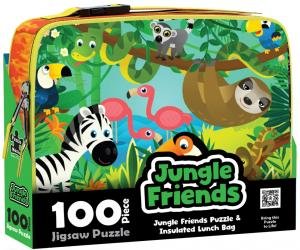 Lunch Bag and 100 Piece Puzzle: Jungle Friends by Various