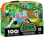Lunch Bag and 100 Piece Puzzle Jungle Friends