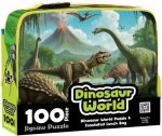 Lunch Bag and 100 Piece Puzzle Dinosaur World