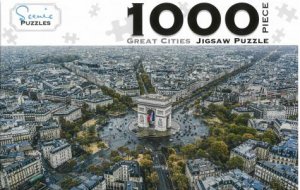 Scenic 1000 Piece Puzzles Great Cities: Arc De Triomphe Paris