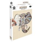 137 Piece Wooden Jigsaw Puzzle Elephant