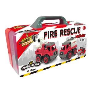 Build-ables Fire Rescue Vehicles 2 in 1 by Various