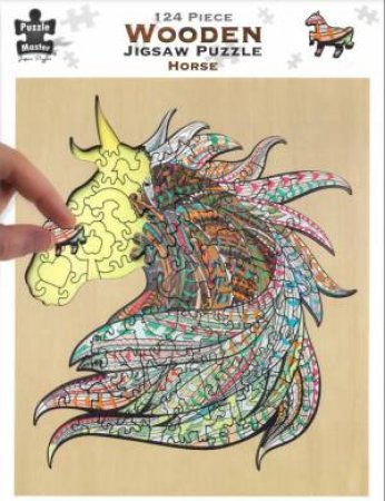 124 Piece Wooden Jigsaw Puzzle: Horse by Various