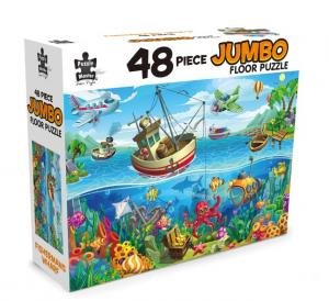 48 Piece Jumbo Floor Puzzle Fisherman's Wharf
