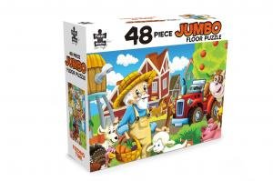 48 Piece Jumbo Floor Puzzle Feeding Time by Various