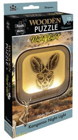 Wooden Puzzle Night Light: Kangaroo by Various