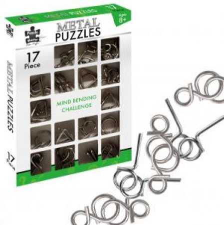 17 Piece Metal Puzzles