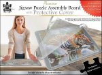 Jigsaw Puzzle Assembly Board With Protective Cover