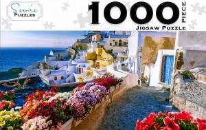 Scenic 1000 Piece Puzzles: Oia Village, Santorini