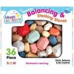 Magic Sensory 36Piece Wooden Balancing  Stacking Stones