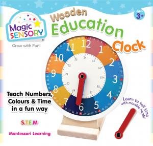 Magic Sensory: Wooden Learning Clock by Various