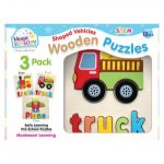 Magic Sensory Shaped Puzzles Triple Pack  Vehicles