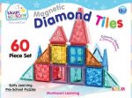 Magic Sensory Magnetic Diamond Tiles 60 Piece Set
