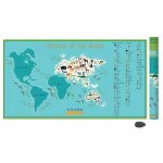 Kids Animal Scratch Map