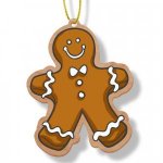 Wooden Ornament Gingerbread Man