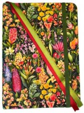 A6 Fabric Journal Lined  Australian Natives