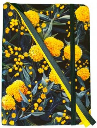 A6 Fabric Journal Lined - Golden Wattle by Various