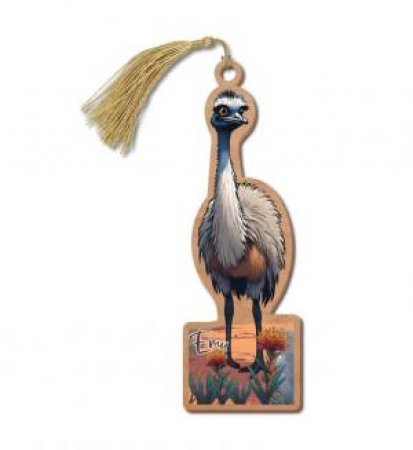Australian Made Wooden Bookmark - Emu by Various